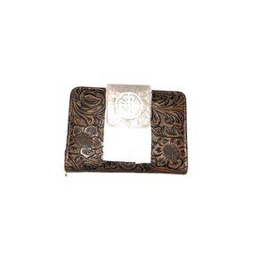 Chic Unlimited Brown Full Zip Around Inner Pocketed Casual Small Wallet